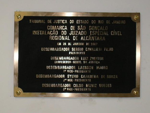 Placa de Bronze Fundido